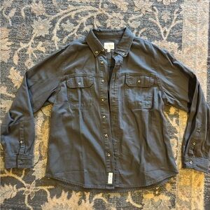 Lucky Brand Charcoal Button-Down Shirt